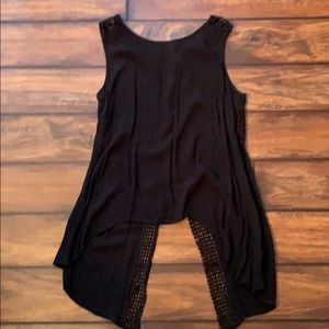 Black tank top
